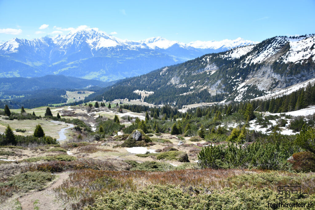 Wandern in Flims im Kanton Graubünden