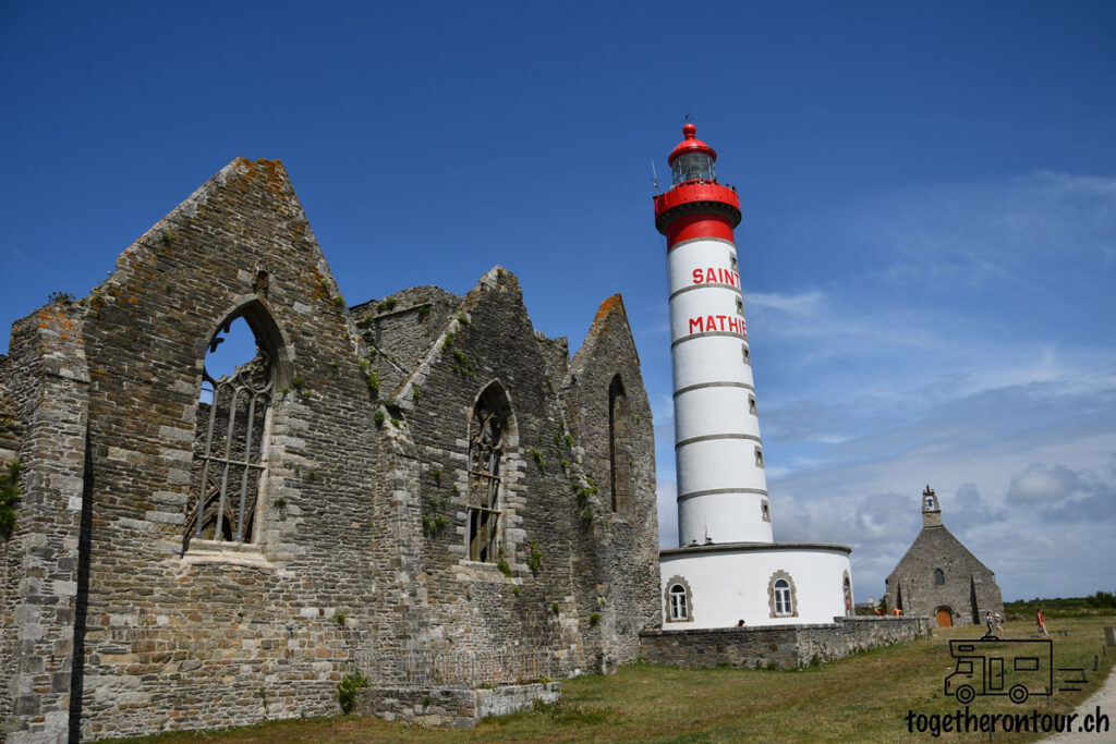 Saint Mathieu Leuchtturm in Finistère in der Bretagne