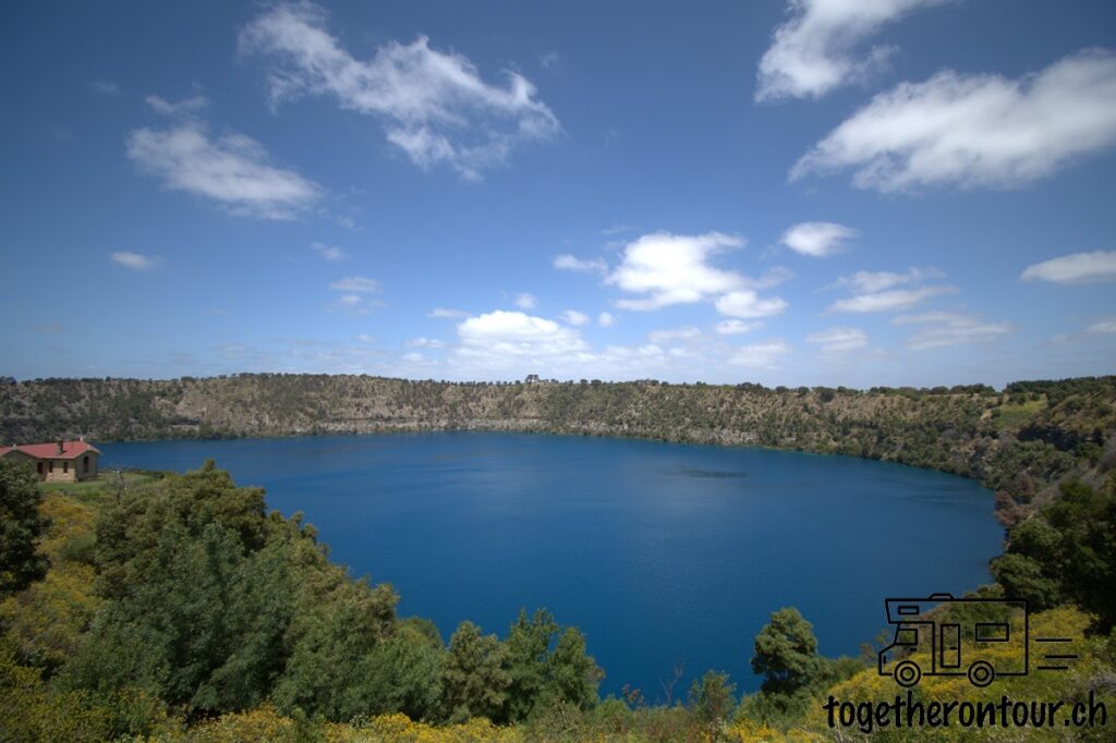 Mount Gambier am Blue Lake in Australien