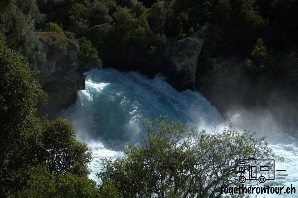 Taupo Huka Falls in Neuseeland