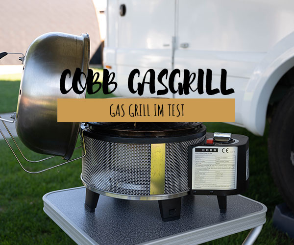 Cobb Grill auf dem Campingplatz